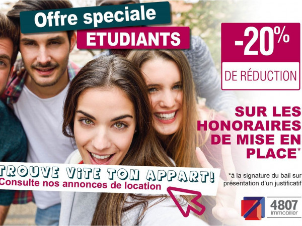 réduction honoraires location pour étudiants