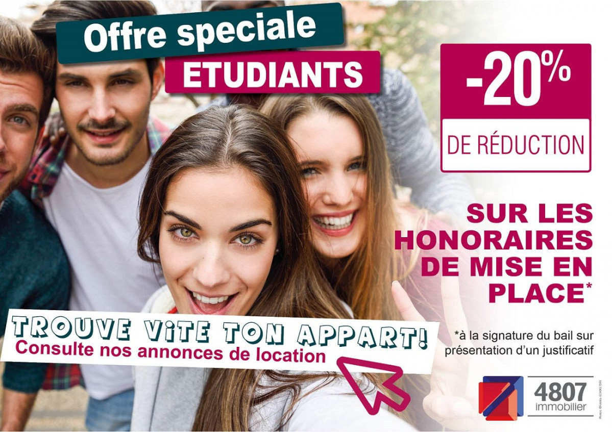 réduction honoraires location pour étudiants