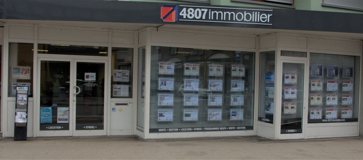 vitrine agence immobilière Thonon-les-Bains 74200