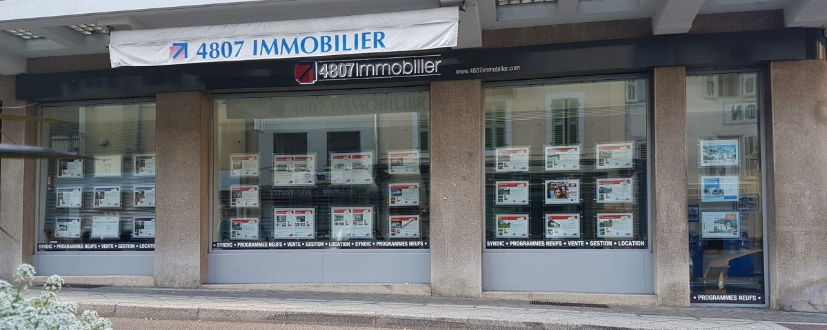 vitrine agence immobilière La Roche-sur-Foron