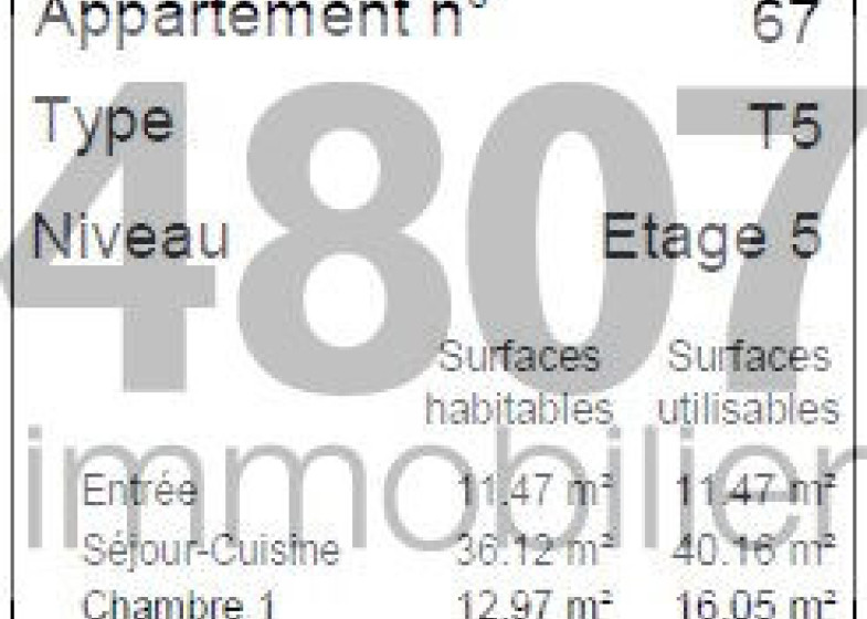 Appartement T5 à vendre à Cluses
