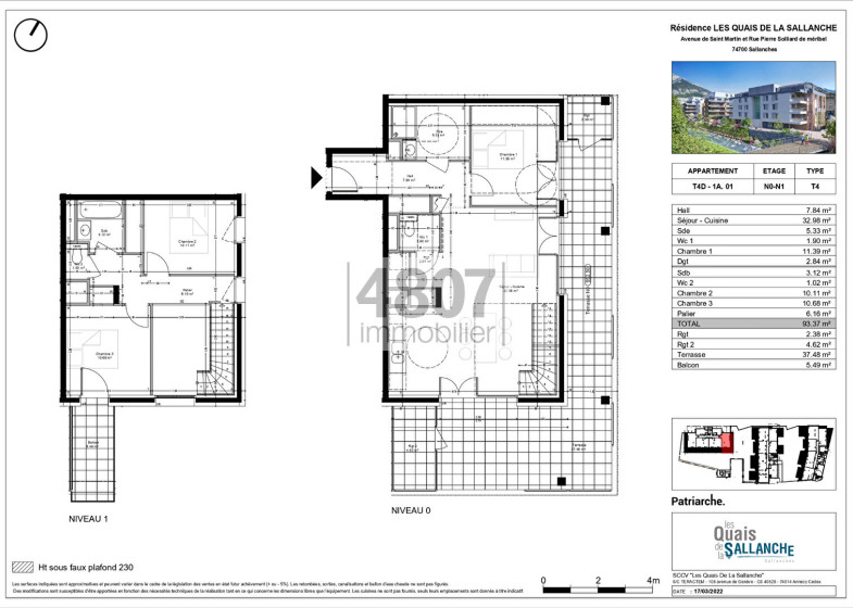 Appartement T4 à vendre à Sallanches