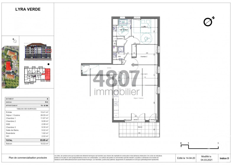 Appartement T4 à vendre à Bonneville