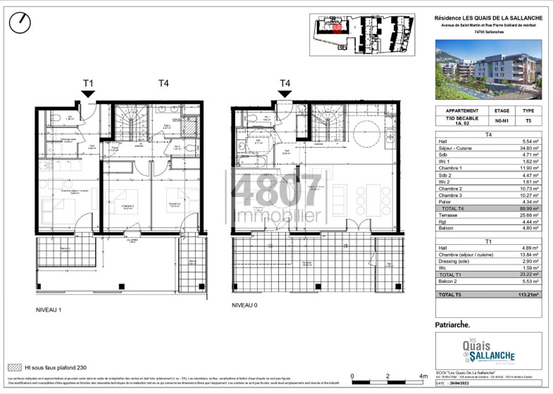 Appartement T5 à vendre à Sallanches