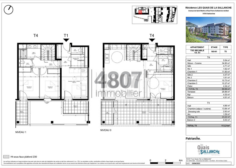 Appartement T5 à vendre à Sallanches