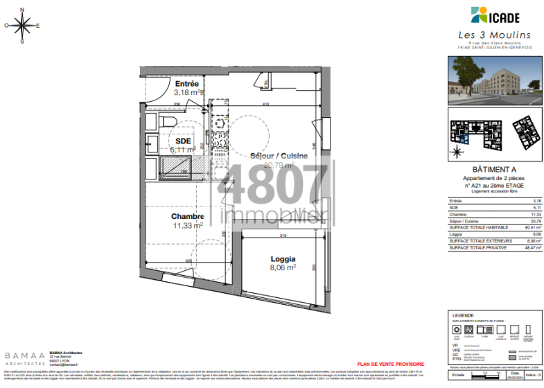 Appartement T2 à vendre à Saint Julien En Genevois