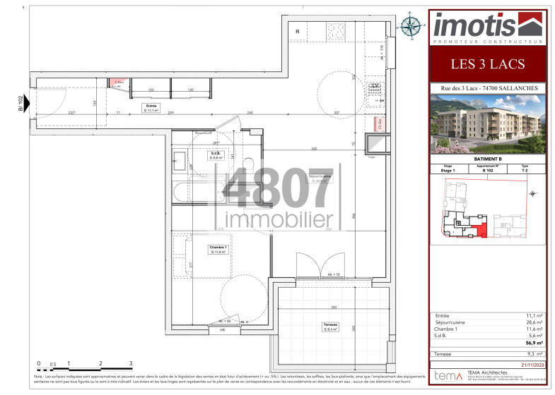 Appartement T2 à vendre à Sallanches
