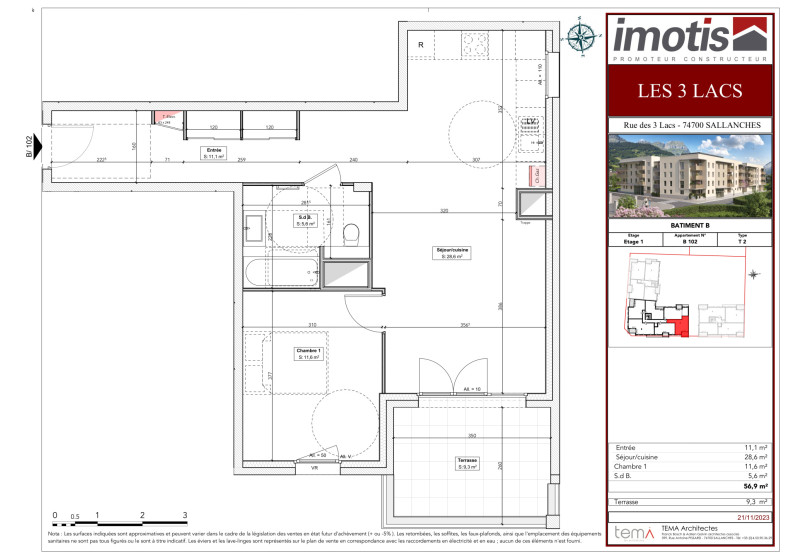 Appartement T2 à vendre à Sallanches