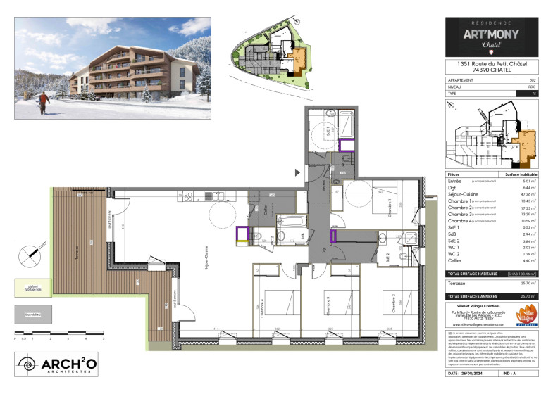 Appartement T5 à vendre à Chatel