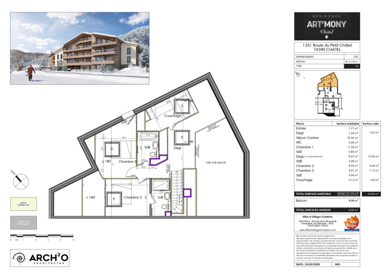 Appartement T4 à vendre à Chatel