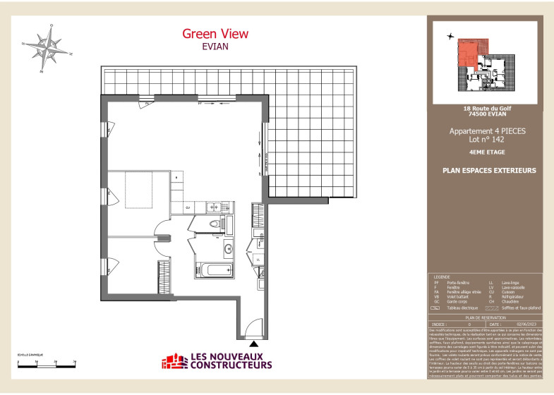 Appartement T3 à vendre à Evian Les Bains
