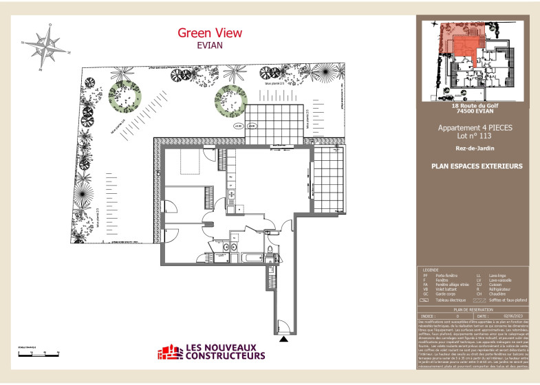 Appartement T4 à vendre à Evian Les Bains