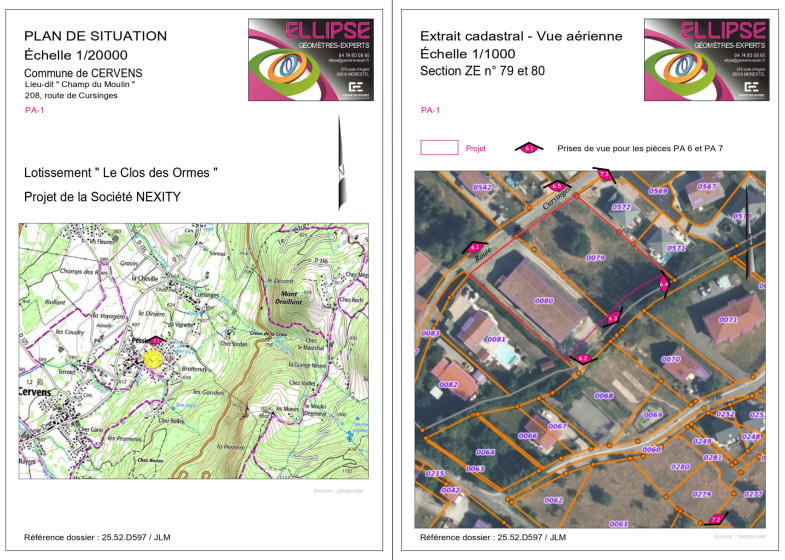 Terrain à vendre à Cervens
