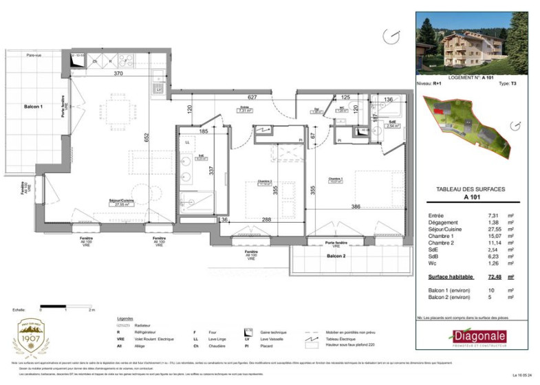 Appartement T3 à vendre à Praz Sur Arly