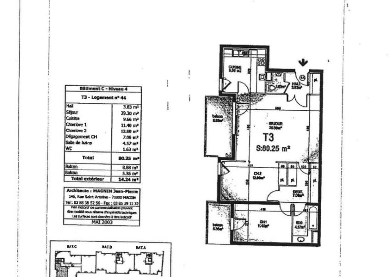 Appartement T3 à louer à Evian Les Bains