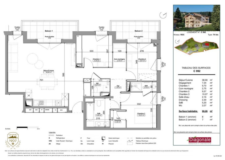 Appartement T4 à vendre à Praz Sur Arly