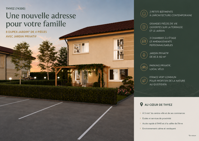 Maison T4 à vendre à Thyez