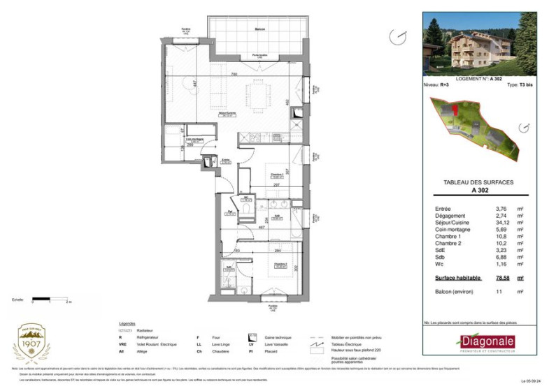Appartement T3 à vendre à Praz Sur Arly