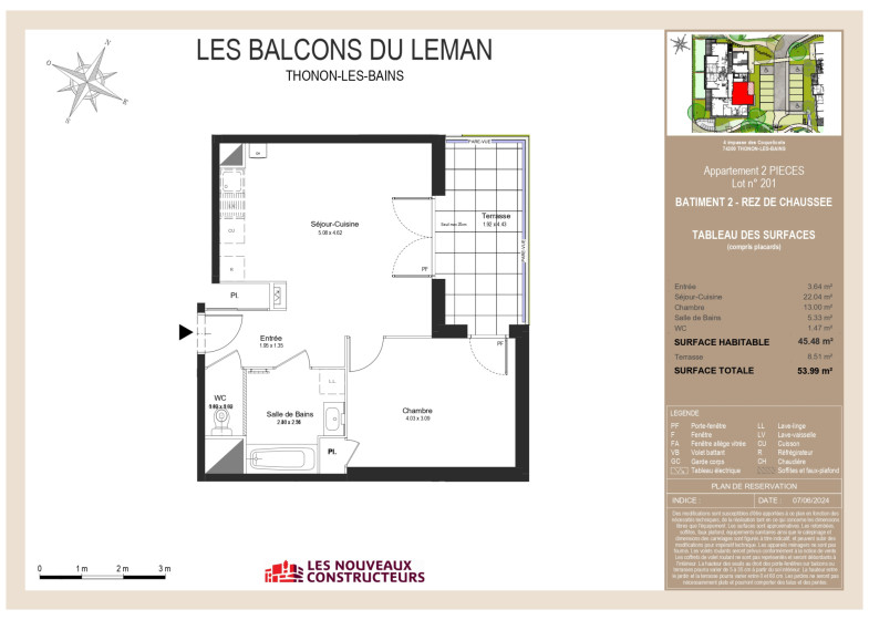 Appartement T2 à vendre à Thonon Les Bains