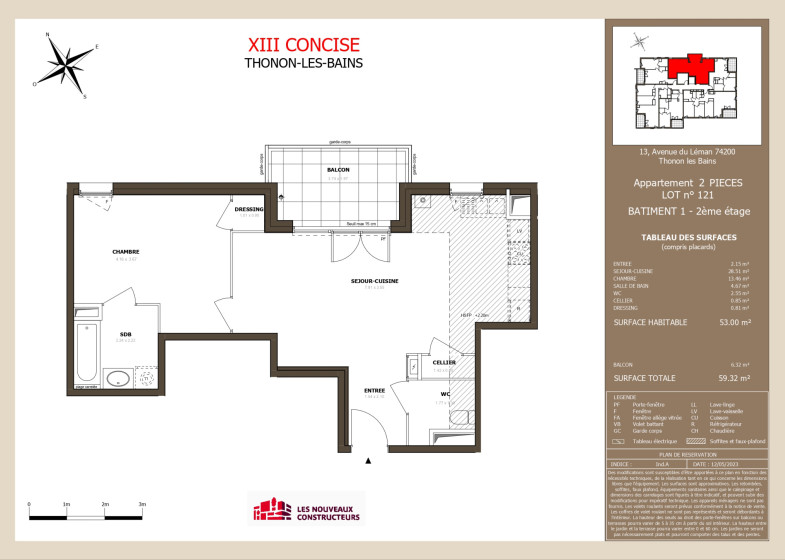 Appartement T2 à vendre à Thonon Les Bains