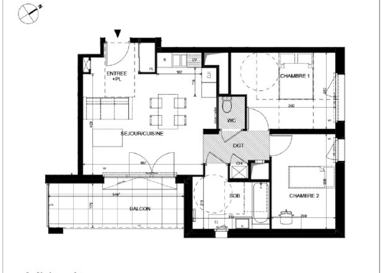 Appartement T3 à vendre à Cluses