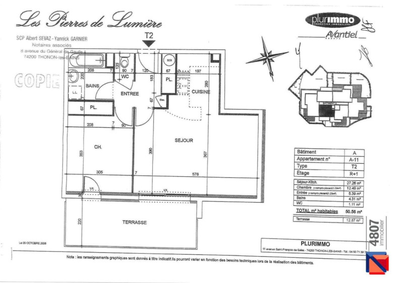 Appartement T2 à louer à Thonon Les Bains