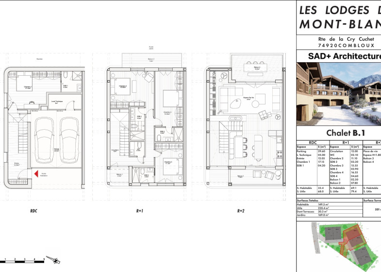 Maison T5 à vendre à Combloux
