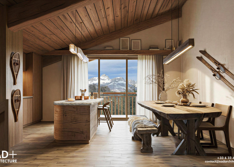 Maison T5 à vendre à Combloux